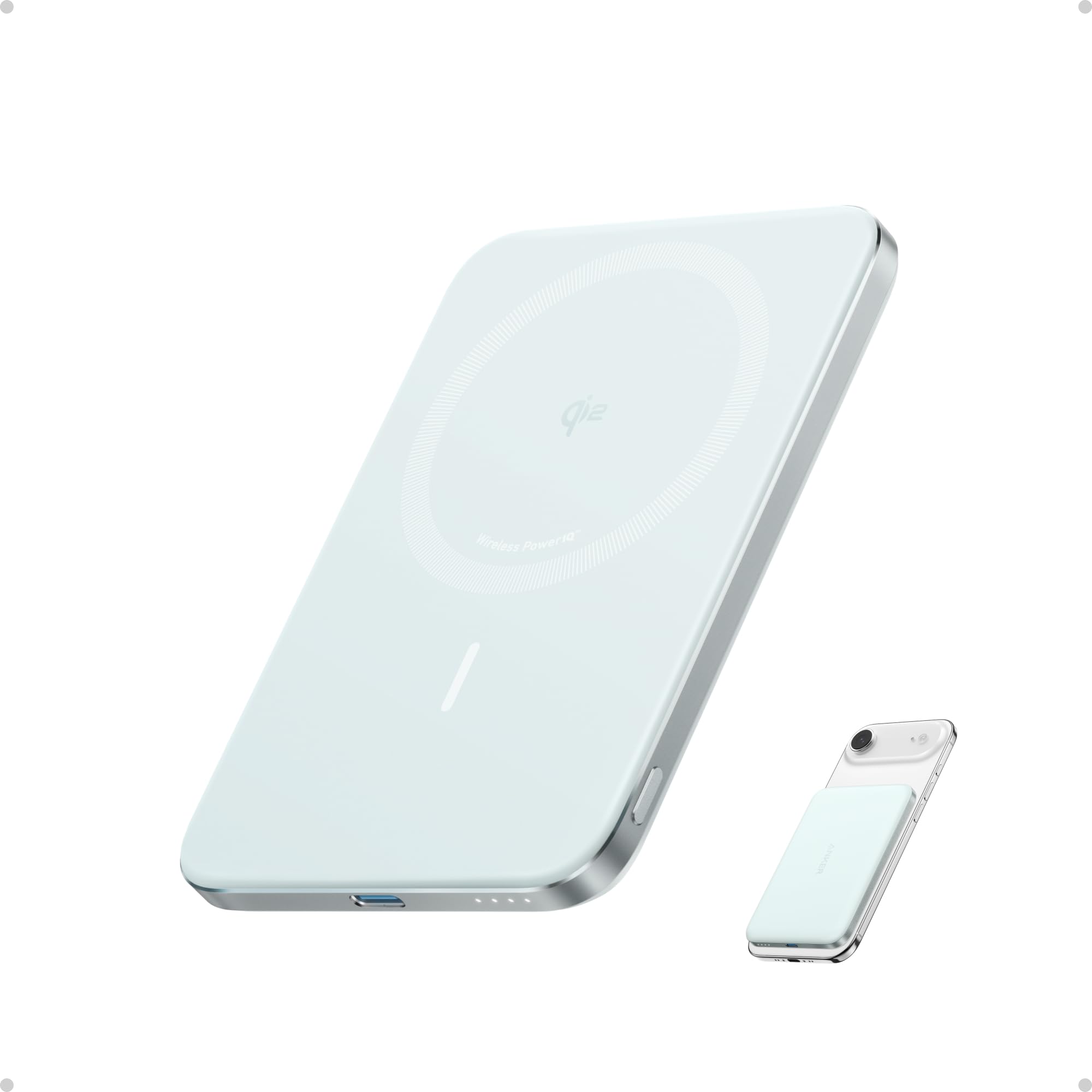 スマホアクセサリー anker magsafe 5000 slim Amazon.com: Anker Nano Magnetic Power Bank, 5,000mAh Qi2-Certified